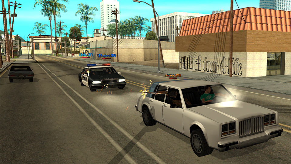 SA-MP San Andreas Multiplayer mod for Grand Theft Auto (GTA SA)